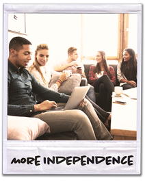 More Independence - Living Off Campus