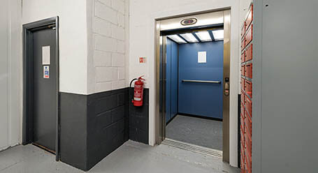 StorageMart on Durban Road in Bognor Regis Lift