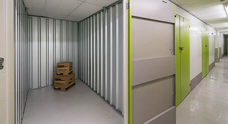 StorageMart on New Road in Newhaven indoor storage room