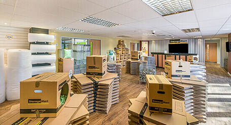 StorageMart on Shrub End Road in Colchester self storage facility