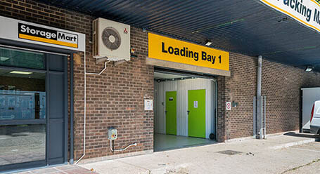StorageMart on Stevenson Road in Brighton loading bay