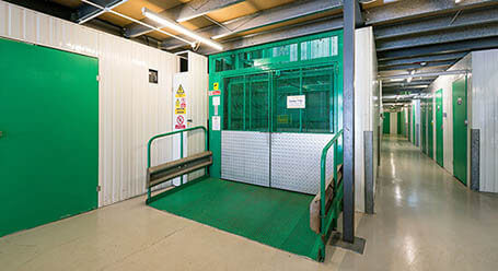 StorageMart on Stevenson Road in Kemptown freight lift