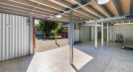 StorageMart on unit 7 the Hyde in Bevendean loading bay