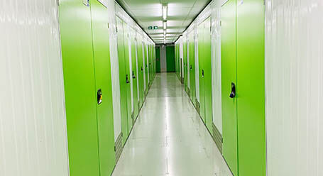 StorageMart on Vale Road in Tonbridge interior self storage units